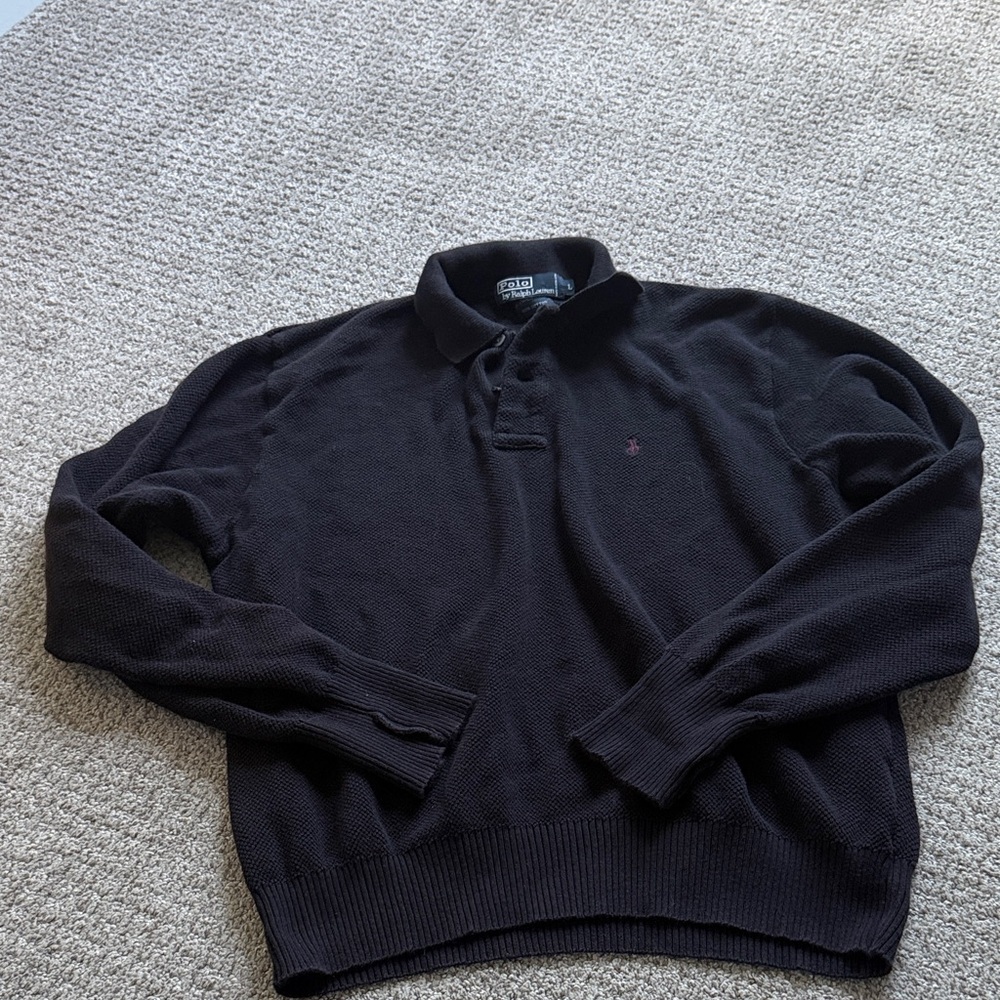 Polo by Ralph Lauren Black Sweater for Men